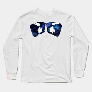 Intergalactic Flying Cupcake Long Sleeve T-Shirt
